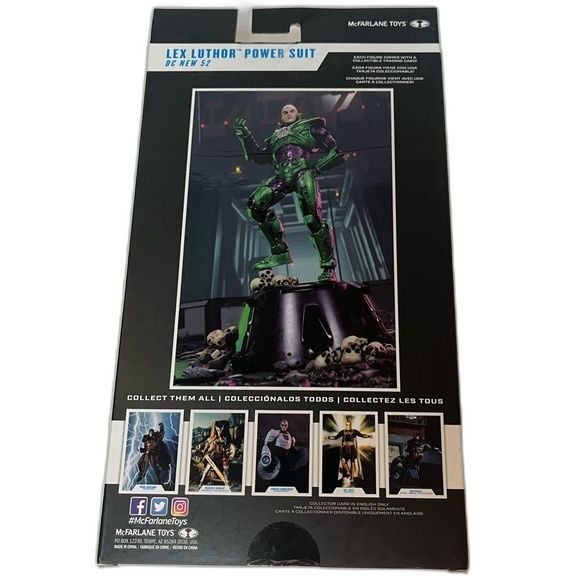 McFarlane DC Multiverse Villian Lex Luthor Green Power Suit 7" Action Figure NEW - Picture 3 of 9